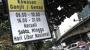 Wilayah Ganjil Genap Jakarta Hati-Hati Perhatikan Plat Kendaraan